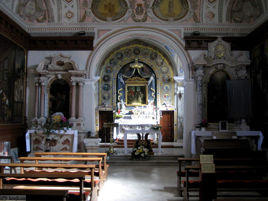 Church of the Vision of St. Mary - inside