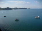 Strunjan Nature Reserve - View of the sea from Cape Strunjan (Fiesa and Piran back) 