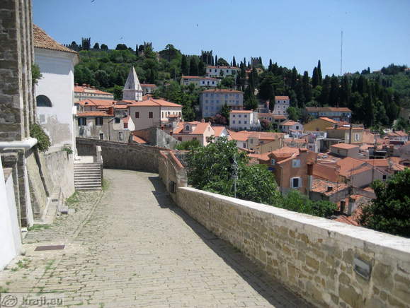 Adamičeva ulica s smeri Pusterle