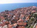 Views - Piran peninsula with the old town centre 
