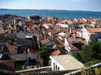 Views - Squeezed houses in the old town centre of Piran 