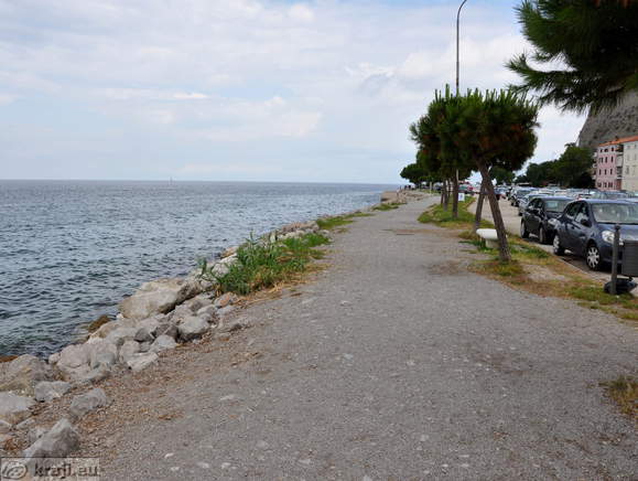 Path from Bernardin to Piran Path from Bernardin to Piran