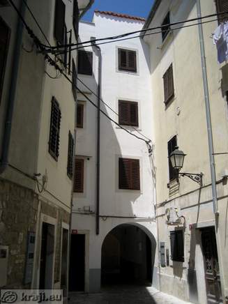 Narrow Gregorcic Street in Piran