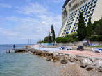 Morsko kopališče Grand Hotel Bernardin - Pogled s pomola 