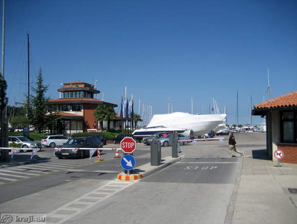 Entrance into Marina Portoroz