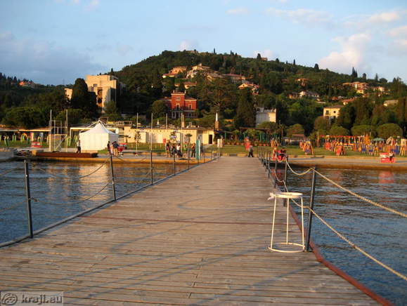 Pier on the Portoroz beach