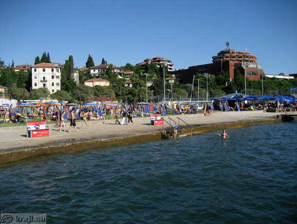 Portoroz beach