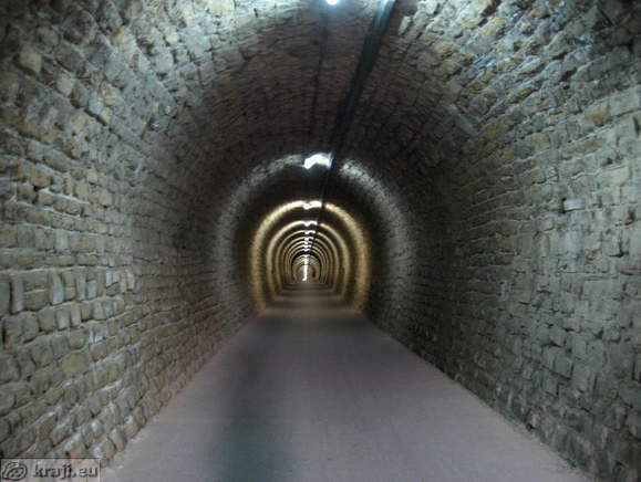 Portoroz - Eisenbahntunnel auf der Strecke Triest - Porec (Parenzana)