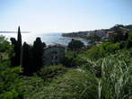 Sencna pot - View of Portoroz Bay from Sencna pot 