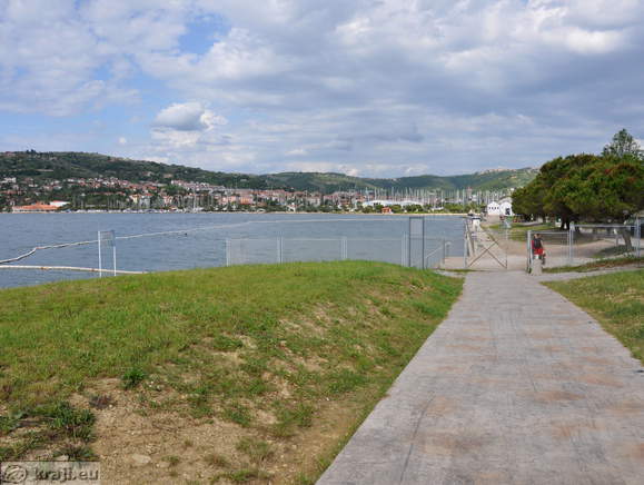 Beach at Camping Lucija
