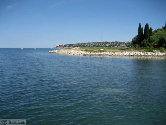 Rt Seča <br> Rt Seča z Bernardinom v ozadju