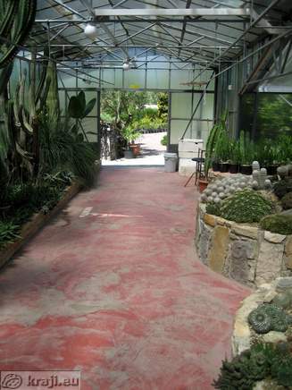 Vrt kaktusov - izhod