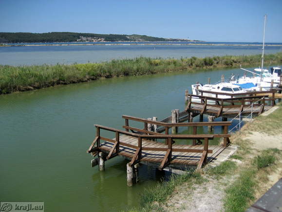 Grande Channel and Piran bay in background