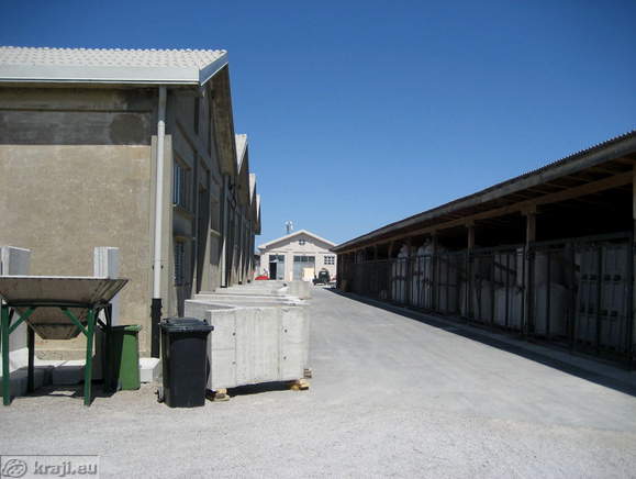View of the storehouses and other buildings