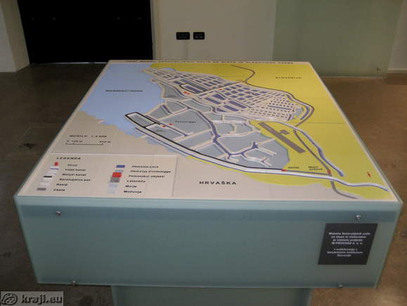 Model of Secovlje Salt-pans for blind and weak-eyed people