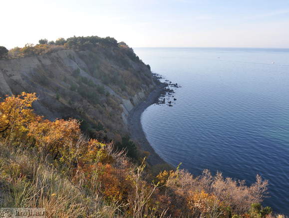 Mesečev zaliv v smeri proti rtu Strunjan