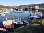 Lagoon Stjuza - Boats at Strunjan Saltworks 