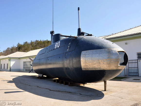 Der Park der Militärgeschichte Pivka - U-Boot