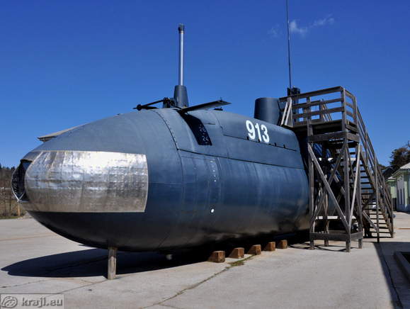 Der Park der Militärgeschichte Pivka - U-Boot