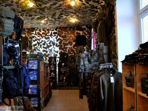 Muzejska trgovina v Parku vojaške zgodovine