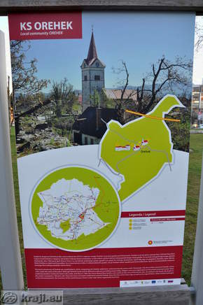 Informativna tabla - KS Orehek