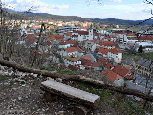 Postojna - Schloss Adelsberg (Berg Sovic)