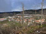 Grad Adelsberg (Hrib Sovič) - Pogled v smeri Ravbarkomande 