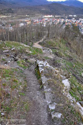 Postojna - Schloss Adelsberg (Berg Sovic)