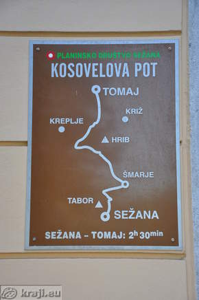 Kosovelova pot - Sežana - Tomaj