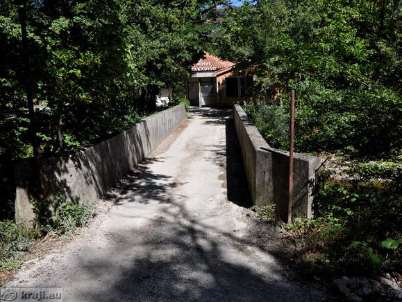 Most čez reko Rižano