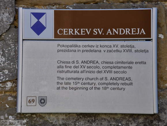 Kostabona - Die Friedhofskirche des Hl. Andreas