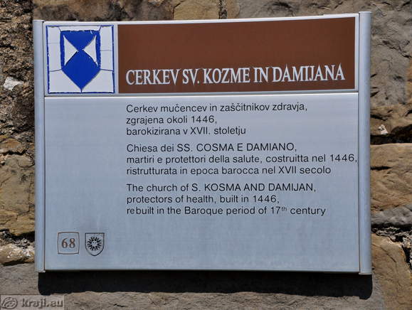 Kostabona - Die Kirche des Hl. Cosma und des Hl. Damian