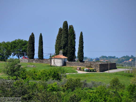 Cemetery with the Chapel of St. Stephen
