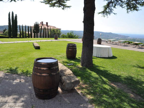Neighbourhood of the Wine Fountain with a wonderful view of Koper with the neighbourhood