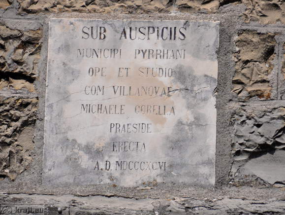 Engraved plate