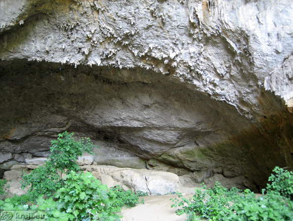 Grad Cave where is source of Osp river