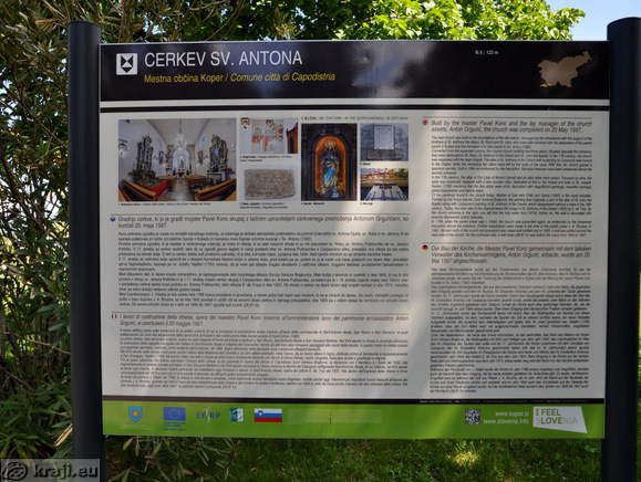 Municipality Koper - Church of St. Anton