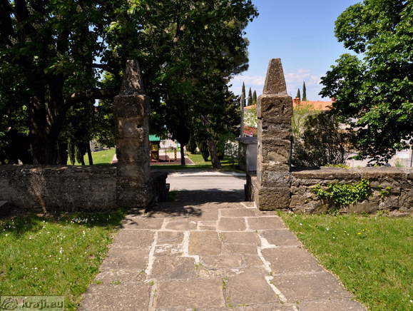 View from the entrance into the church