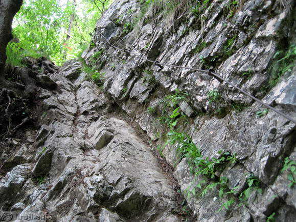 Secured footpath near third waterfall
