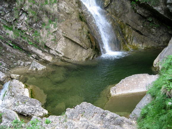 Pool below third waterfall
