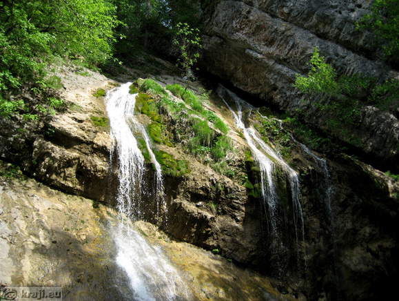 Fifth waterfall in Pekel Gorge