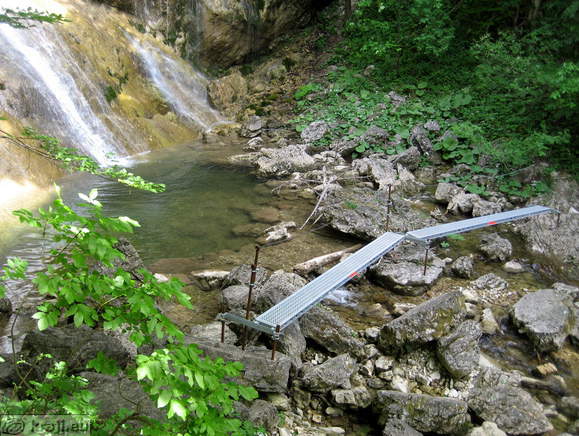 Poll below fifth waterfall