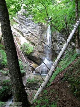 View of the forth Pekel waterfall