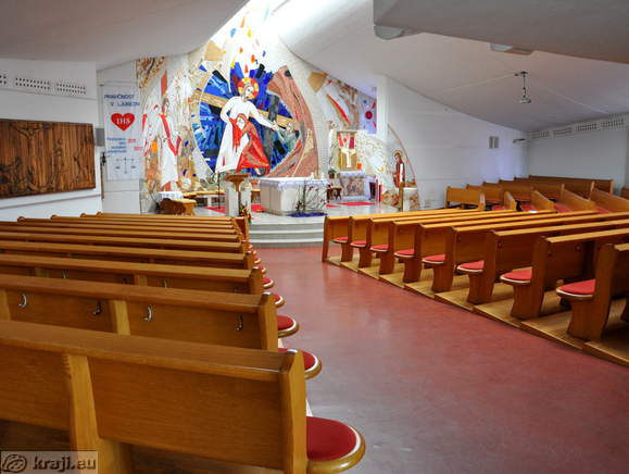 Interior of the new church