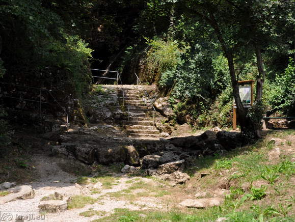 Stairs to the Krka Cave