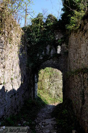 Pogled nazaj na vhod