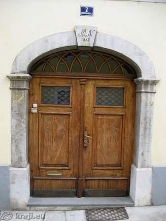 Portal with year 1858