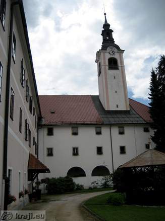 The Franciscan Monastery  with the Churhc of St. Jacob in Kamnik