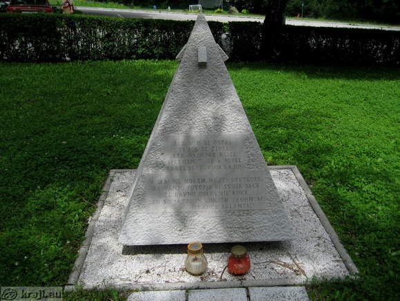 Monument in park