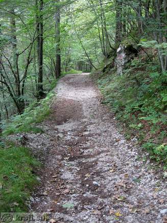 Footpath to Predaselj Gorge